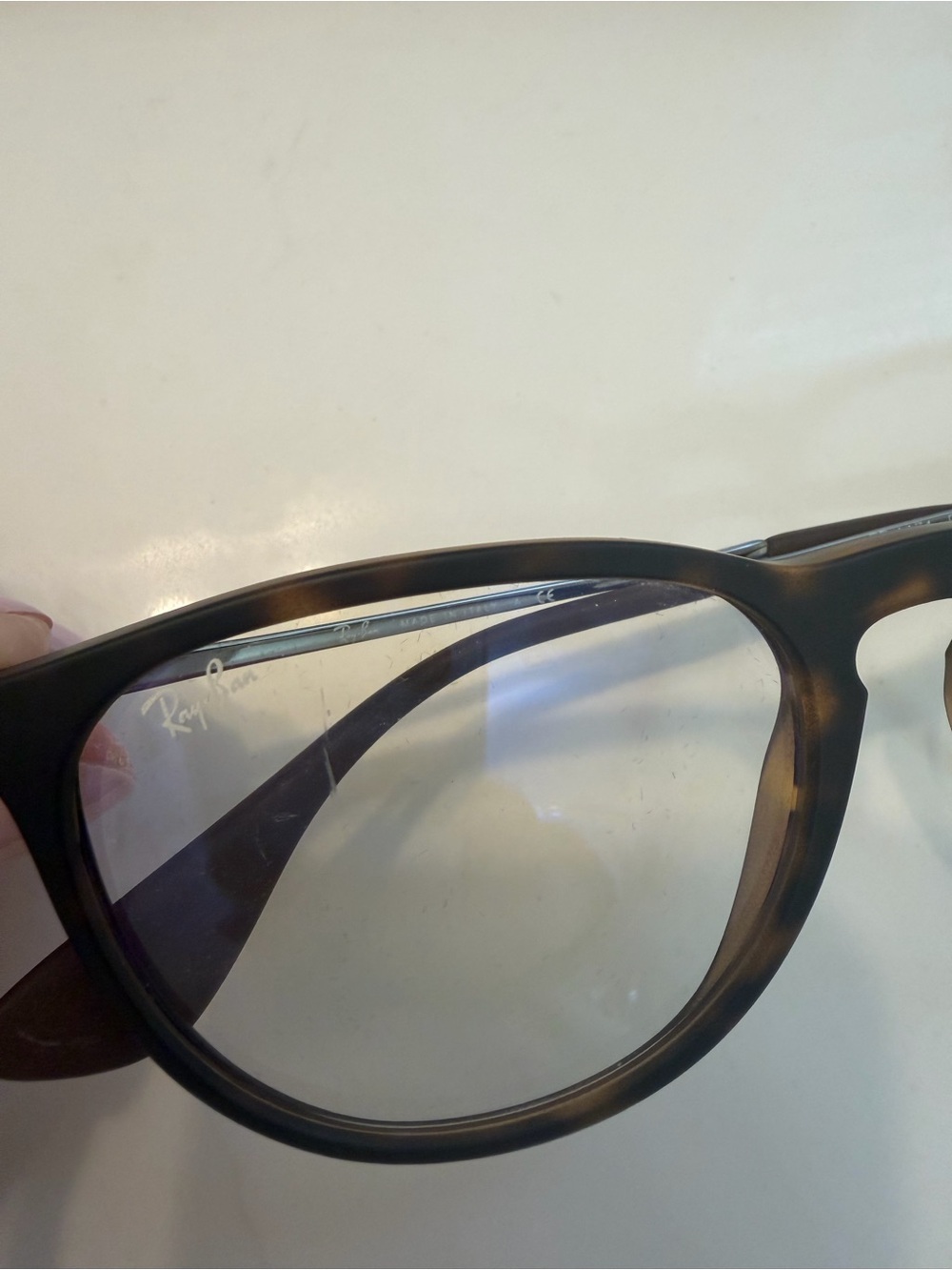 Ray-Ban Blue Light Glasses with Brown Case - Picture 3 of 5